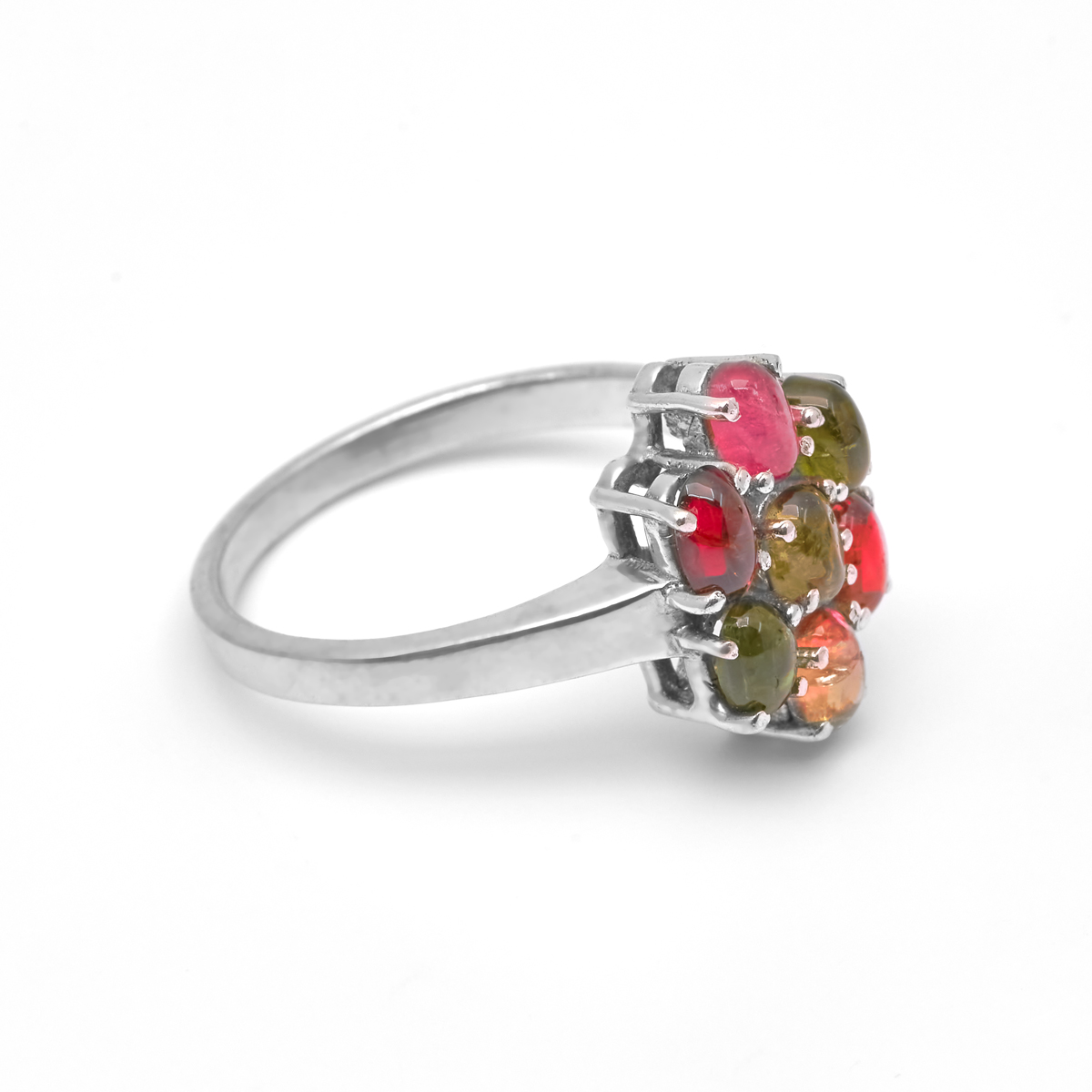 Bague tourmaline argent Nymphea